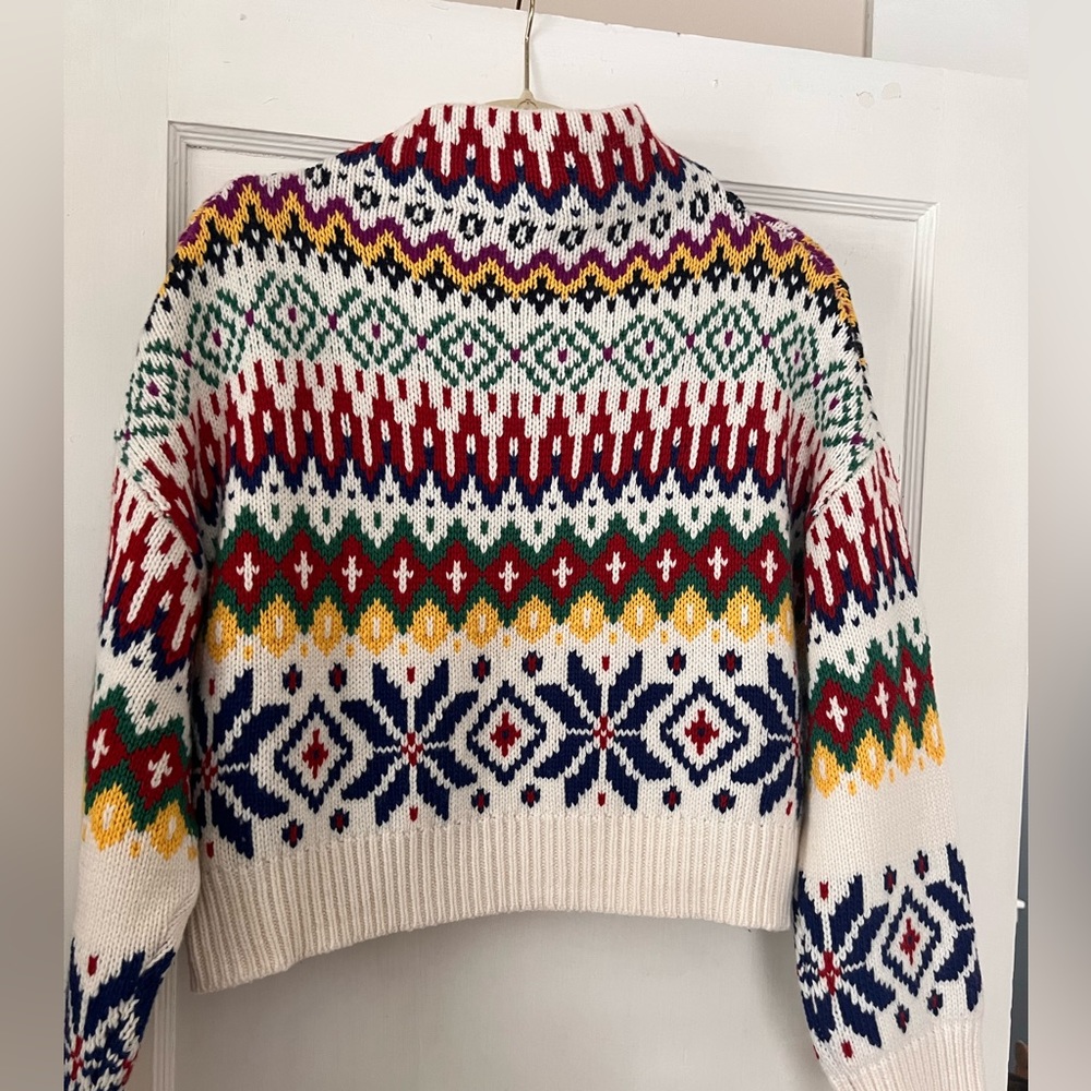 Polo Ralph Lauren Womens Turtle Neck Wool Cotton Blend Knit Sweater